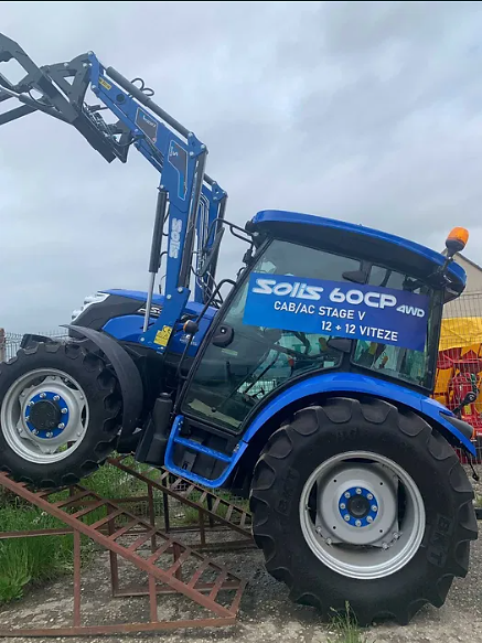Tractor SOLIS 60 cu cabina – SHUTTLE XL Stage V