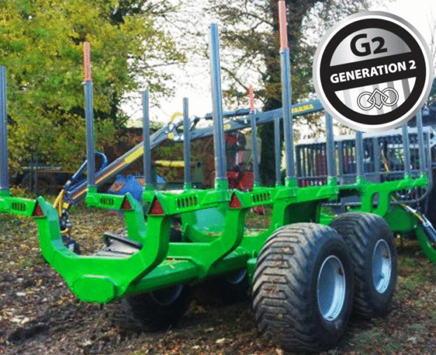 Remorca forestiera –  Farma model T12 2WD